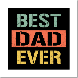 dad best dad ever Posters and Art